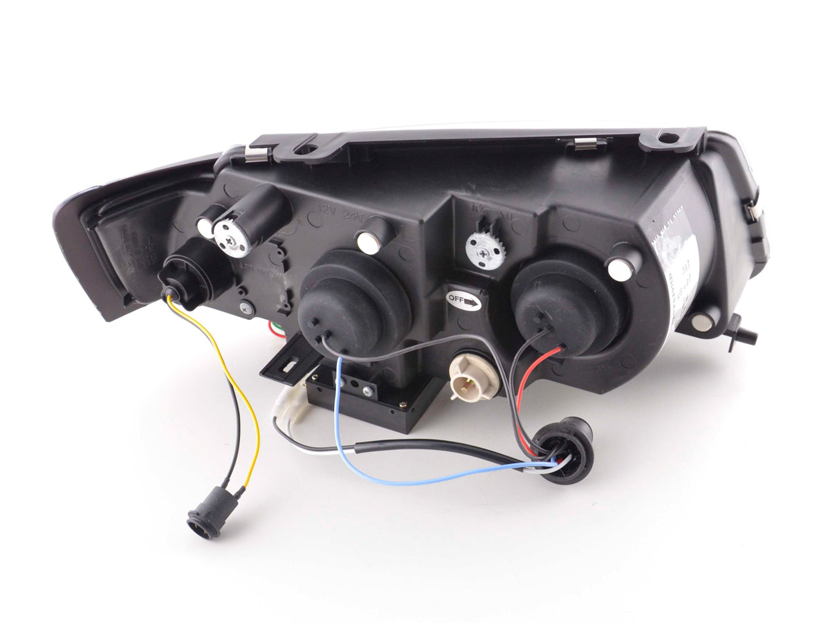 Scheinwerfer Set Daylight LED Tagfahrlicht VW Passat Typ 3B 97-00 schwarz Scheinwerfer Set Daylight LED Tagfahrlicht VW Passat Typ 3B 97-00 schwarz